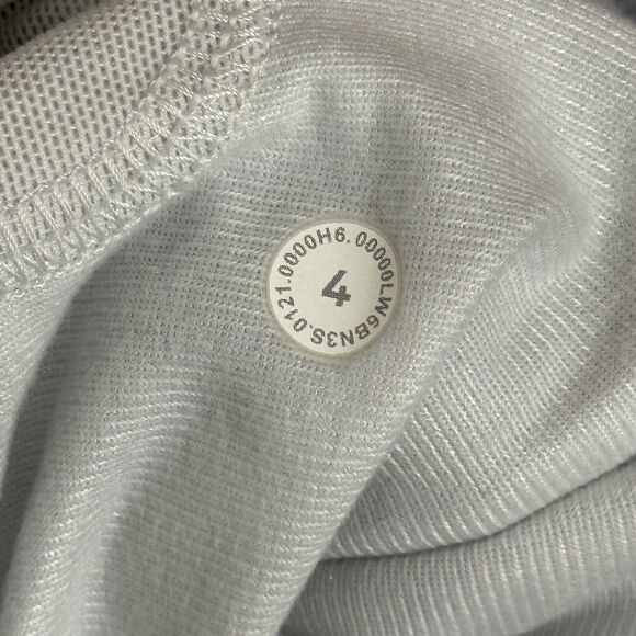 LULULEMON Ready To Rulu Jogger Crop 4 Jacquard Silver Drop Vapor Gray EUC B82 - Picture 6 of 6